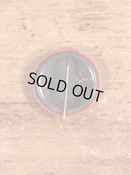 70’sのスマイルフェイスのヴィンテージの缶バッジ