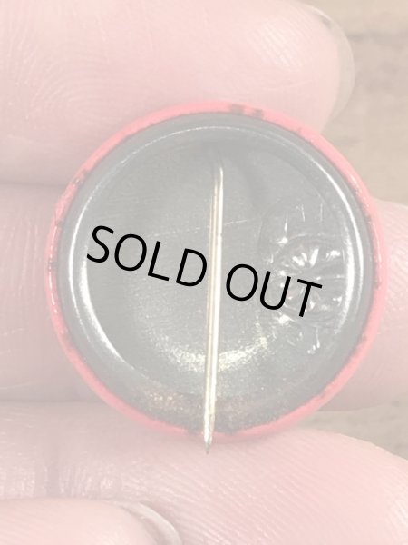 70’sのスマイルフェイスのヴィンテージの缶バッジ