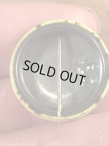 70’sのスマイルフェイスのヴィンテージの缶バッチ