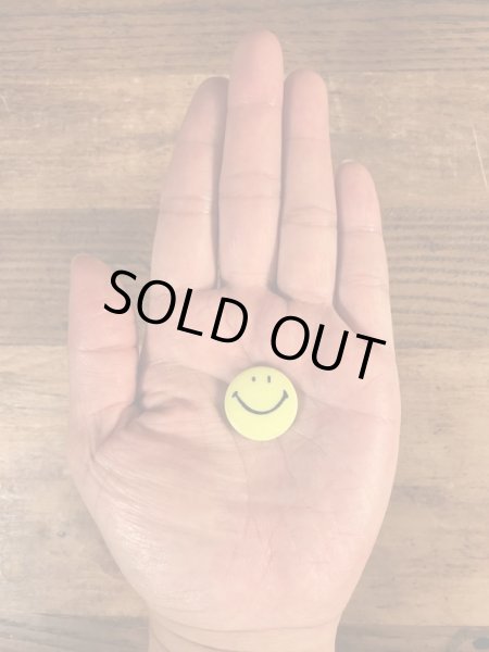 70年代頃のスマイルのビンテージの缶バッジ