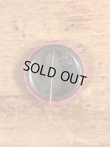 70’sのスマイルフェイスのヴィンテージの缶バッジ