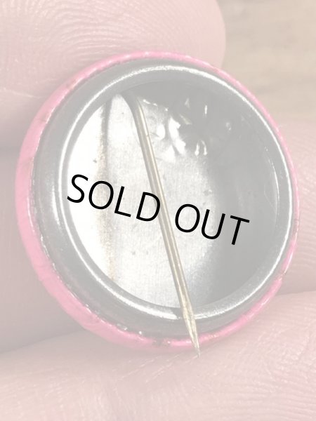 70’sのスマイルフェイスのヴィンテージの缶バッジ