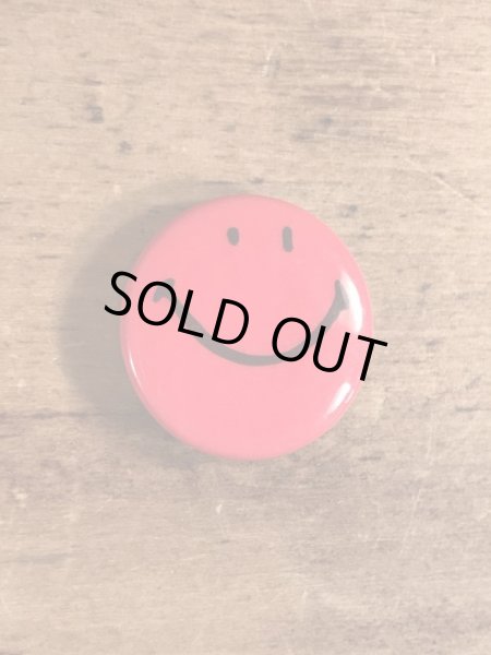 70年代頃のスマイルのビンテージの缶バッチ