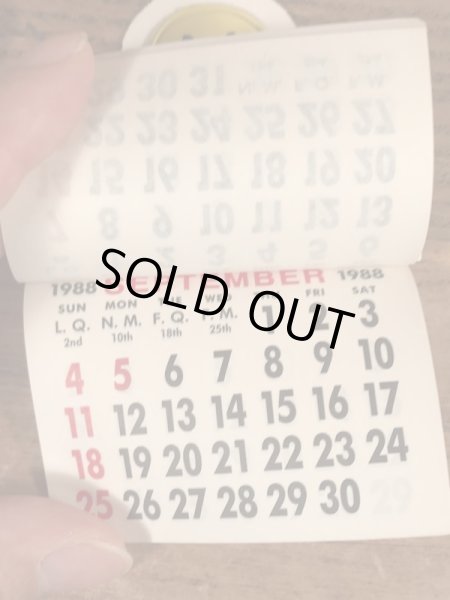 80年代頃のスマイルのビンテージのミニカレンダー