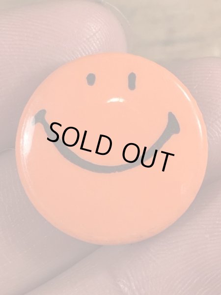 70年代頃のスマイルのビンテージの缶バッジ