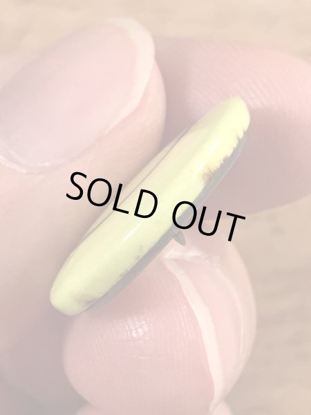 70’sのスマイルフェイスのヴィンテージの缶バッチ