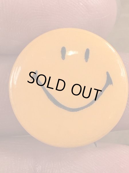 70年代頃のスマイルのビンテージの缶バッチ