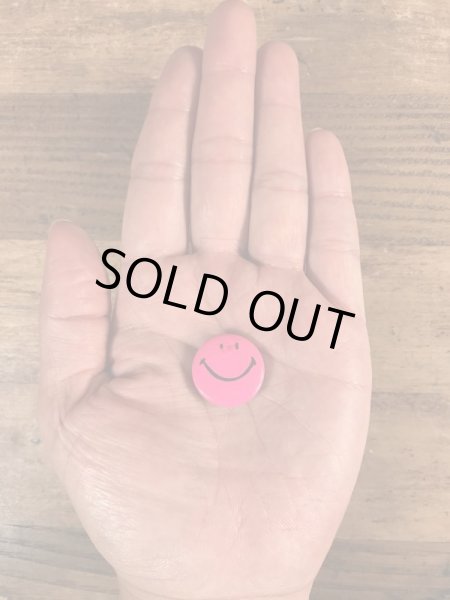 70年代頃のスマイルのビンテージの缶バッチ