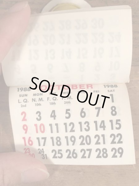 80’sのスマイルフェイスのヴィンテージのカレンダー