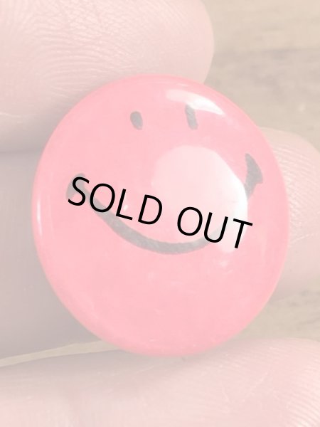 70年代頃のスマイルのビンテージの缶バッチ