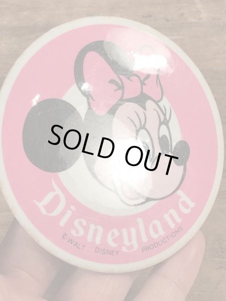 70年代頃のミニーマウスのビンテージの缶バッジ