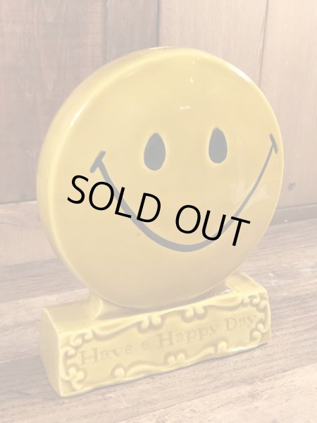 70年代頃のスマイルのビンテージのコインバンク