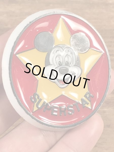 80年代頃のミッキーマウスのビンテージのバッチ