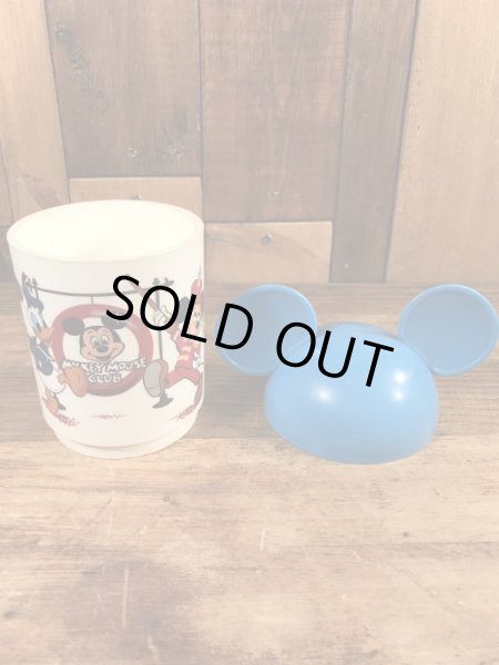 70〜80年代頃のミッキーマウスクラブのビンテージのコップ