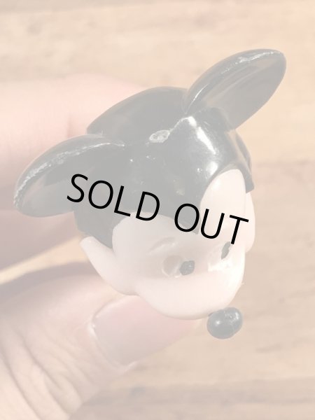 70年代頃のミッキーマウスのビンテージの足無しペッツ