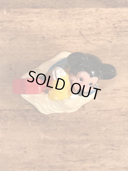 80年代頃のベイビーミッキーマウスのビンテージのPVCフィギュア