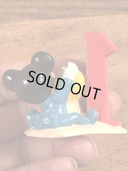 80年代頃のベイビーミッキーマウスのビンテージのPVCフィギュア