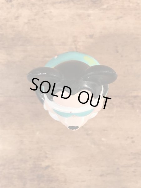 80年代頃のアイスキャンディーを食べているミッキーマウスのビンテージの指人形