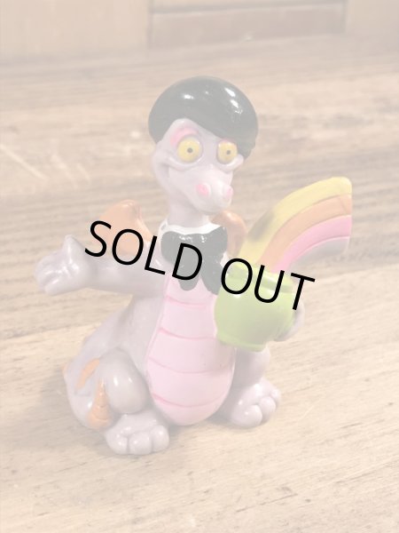 80年代頃のディズニーのエプコットフィグメントドラゴンのビンテージのPVCフィギュア