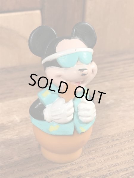 80年代頃のアイスキャンディーを食べているミッキーマウスのビンテージの指人形