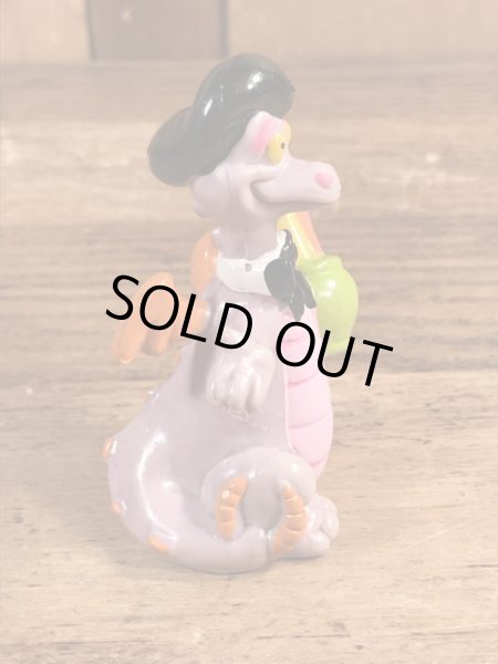 80年代頃のディズニーのエプコットフィグメントドラゴンのビンテージのPVCフィギュア