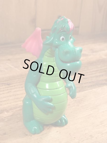 90年代頃のディズニーのピートとドラゴンのエリオットのビンテージのミールトイ