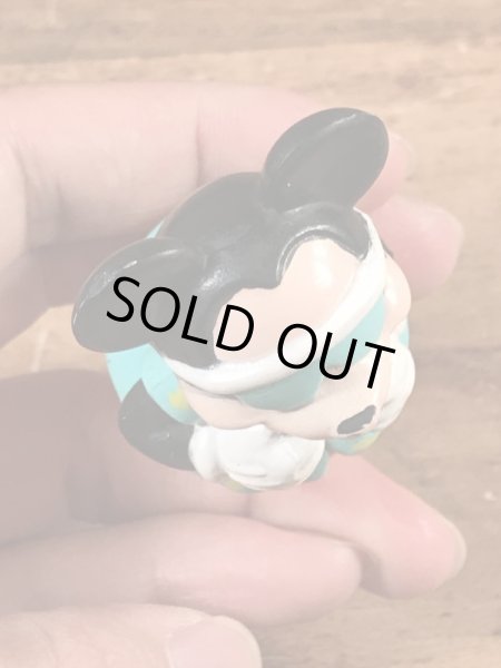 80年代頃のアイスキャンディーを食べているミッキーマウスのビンテージの指人形