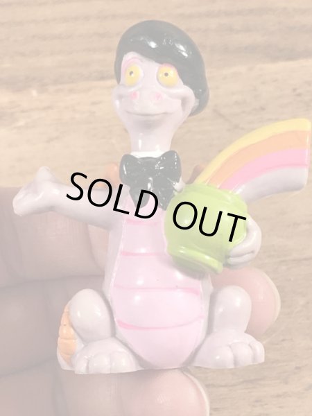 80年代頃のディズニーのエプコットフィグメントドラゴンのビンテージのPVCフィギュア