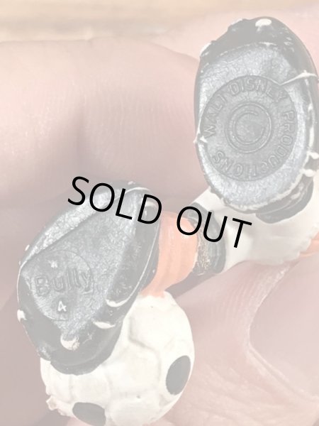 80年代頃のサッカーをしているミッキーマウスのビンテージのPVCフィギュア