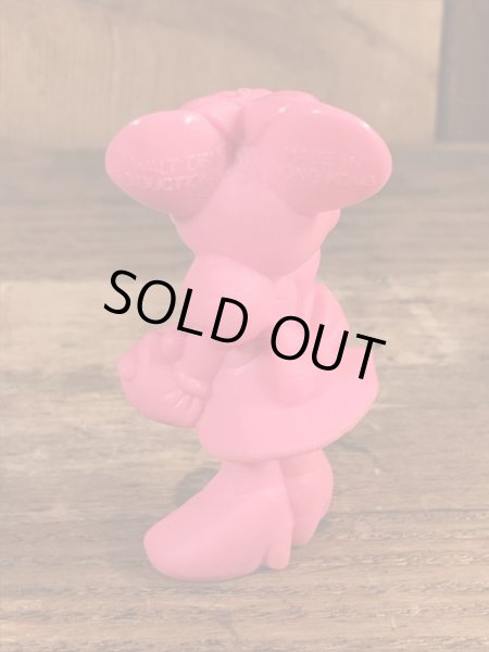 70年代頃のミニーマウスのヴィンテージのPVCフィギュア