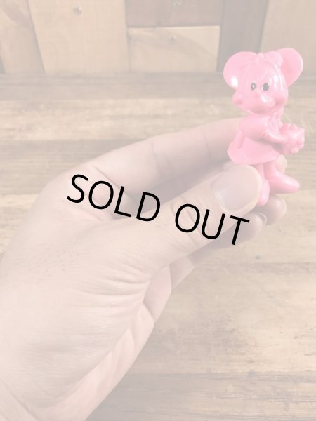 70年代頃のミニーマウスのヴィンテージのPVCフィギュア