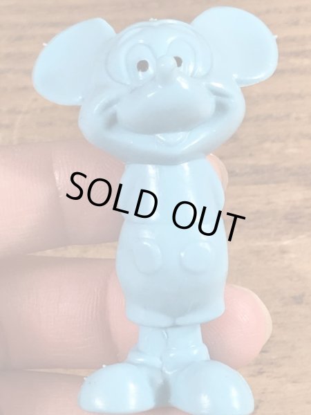 70年代頃のミッキーマウスのビンテージのPVCフィギュア