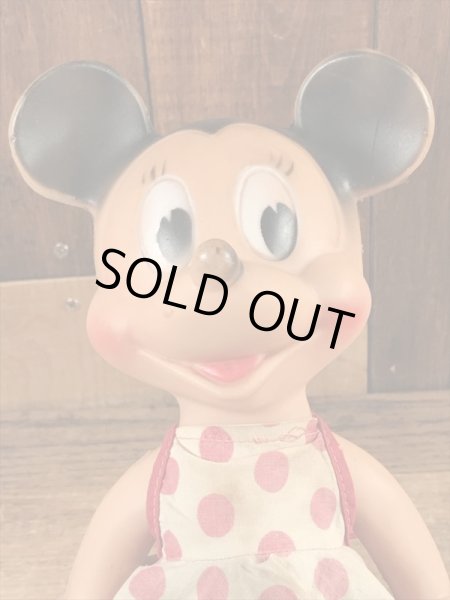 ディズニーのミニーマウスのビンテージトイ