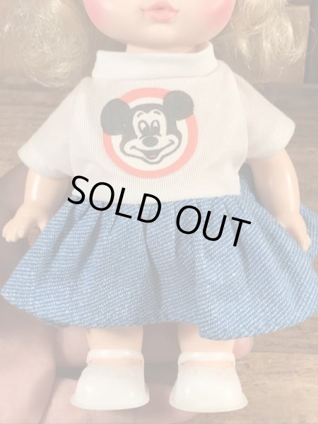 70年代頃のミッキーマウスクラブのヴィンテージのマウスケッタードール