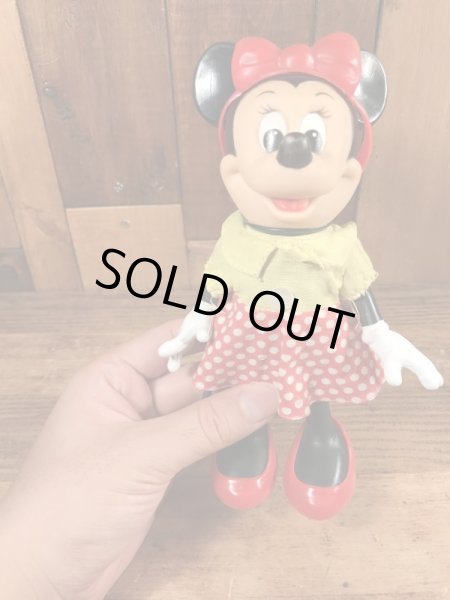 70年代頃のミニーマウスのヴィンテージのフィギュア