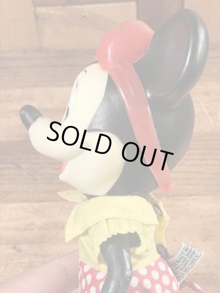 70年代頃のミニーマウスのビンテージのフィギュア