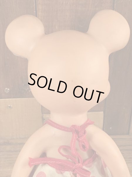 ディズニーのミニーマウスのビンテージトイ
