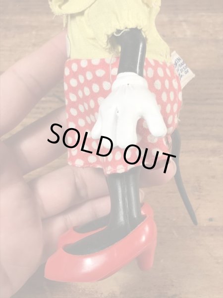 70年代頃のミニーマウスのヴィンテージのフィギュア