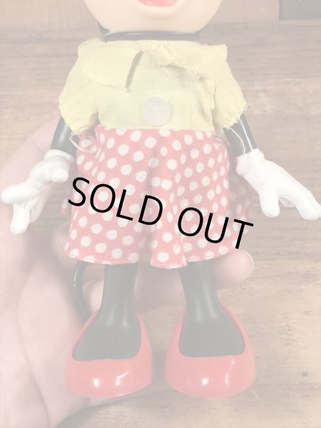 70年代頃のミニーマウスのヴィンテージのフィギュア