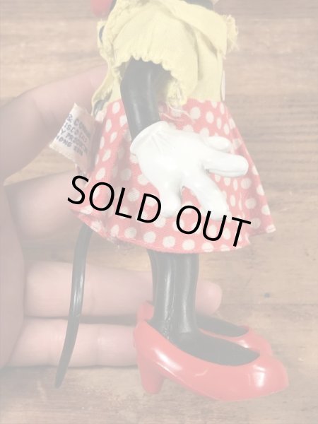 70年代頃のミニーマウスのヴィンテージのフィギュア