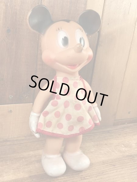 ディズニーのミニーマウスのビンテージトイ