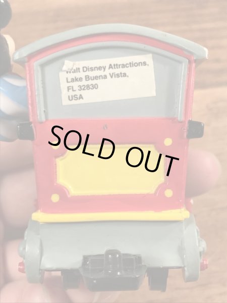 90年代頃〜の汽車に乗ったミッキーマウスのヴィンテージのフィギュア