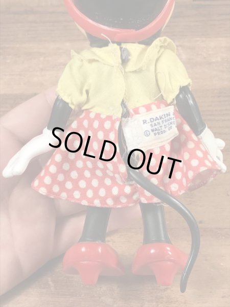 70年代頃のミニーマウスのヴィンテージのフィギュア