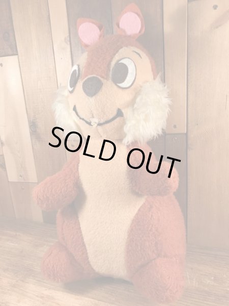 70年代頃のディズニーのチップとデールのヴィンテージのぬいぐるみ