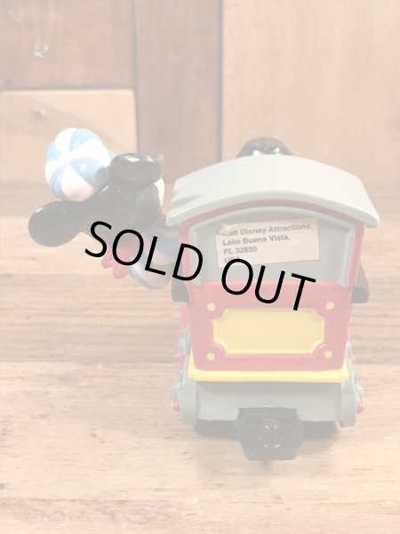 90年代頃〜の汽車に乗ったミッキーマウスのヴィンテージのフィギュア