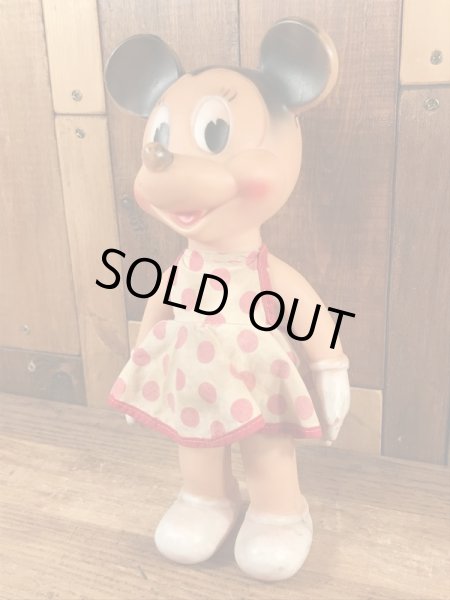 The Sun Rubber Minnie Mouse Squeeze Doll ミニーマウス The Sun Rubber Minnie Mouse Squeeze Doll ミニーマウス