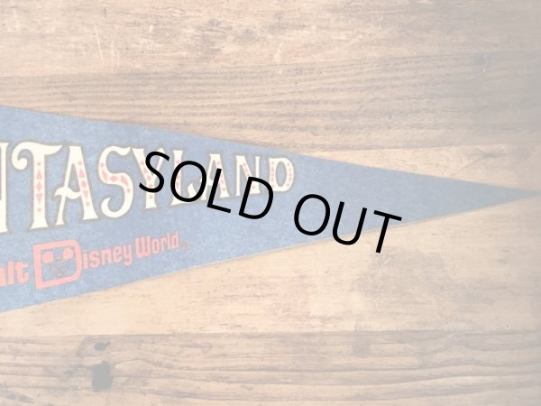 80年代頃のミッキーマウスのビンテージのペナント