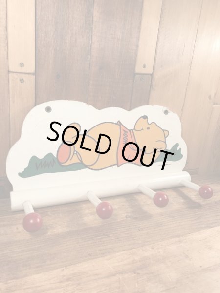 70年代頃のくまのプーさんのビンテージの壁掛けハンガー