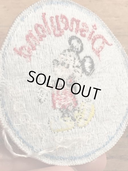 70年代頃のミッキーマウスのヴィンテージのワッペン