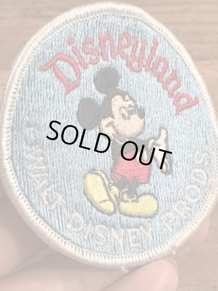 70年代頃のミッキーマウスのビンテージのワッペン